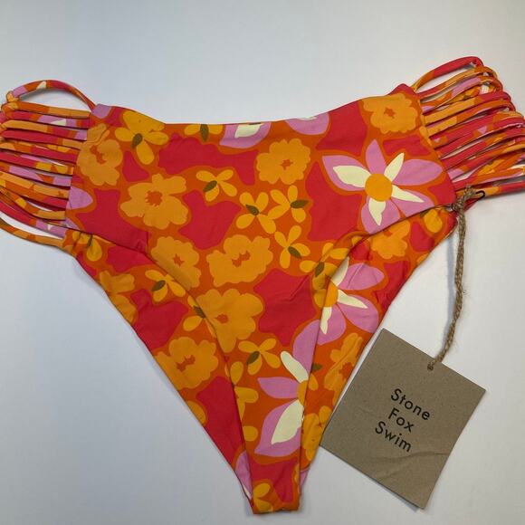 Stone Fox Swim Size M Simone bikini Bottom Lei Lei Beach Cruise Resort - Picture 1 of 6